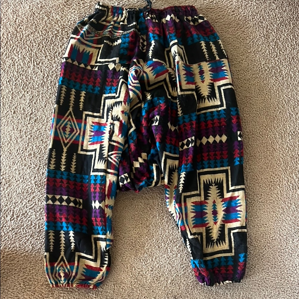 Trendy Geometric Unisex Harem Pants